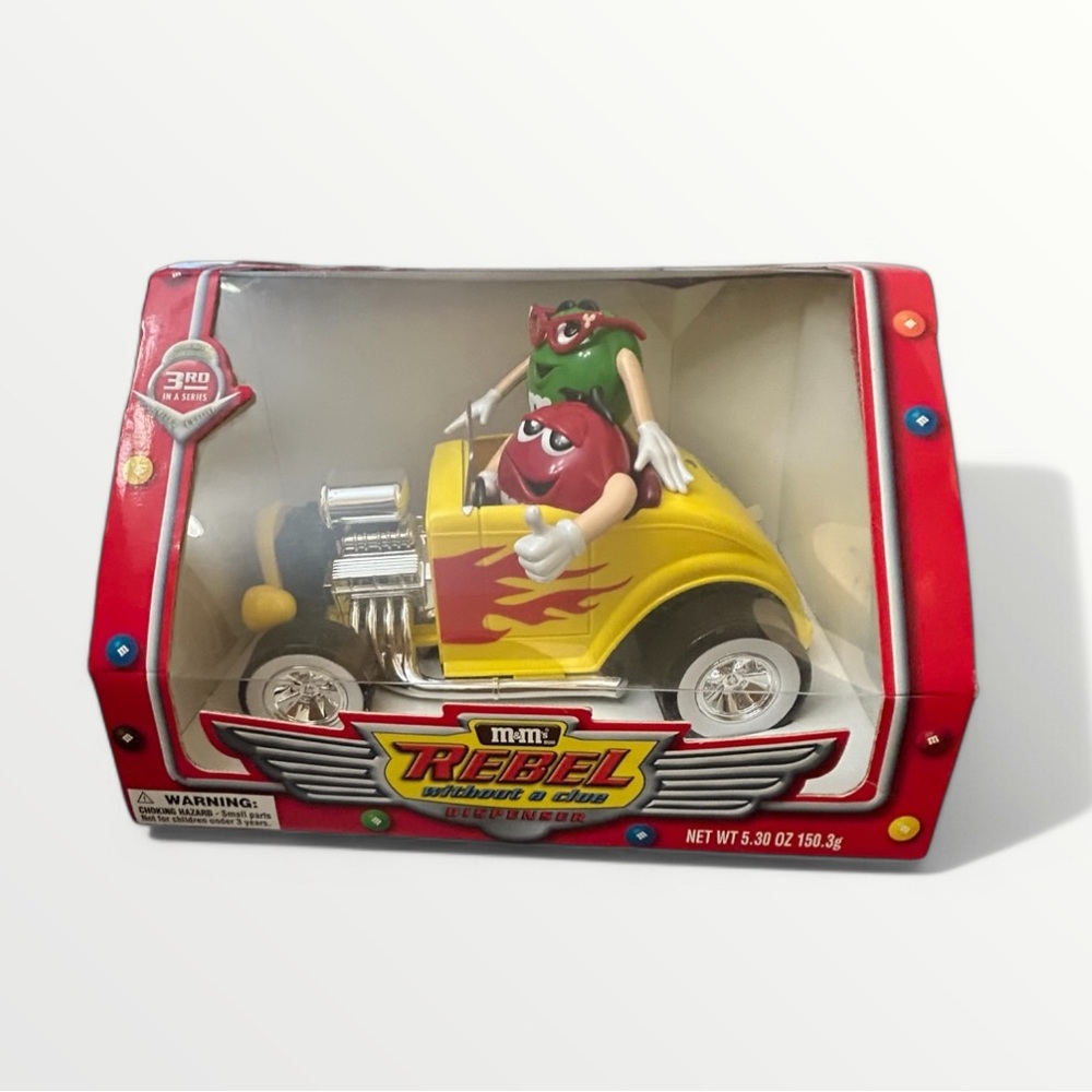 M&M's Yellow and Red Dispenser